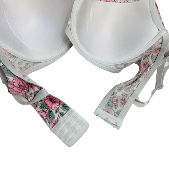 Laura Ashley Full Figure Bra Sz 40D Floral Print Comfort Strap Extra Cushion - Picture 5 of 10
